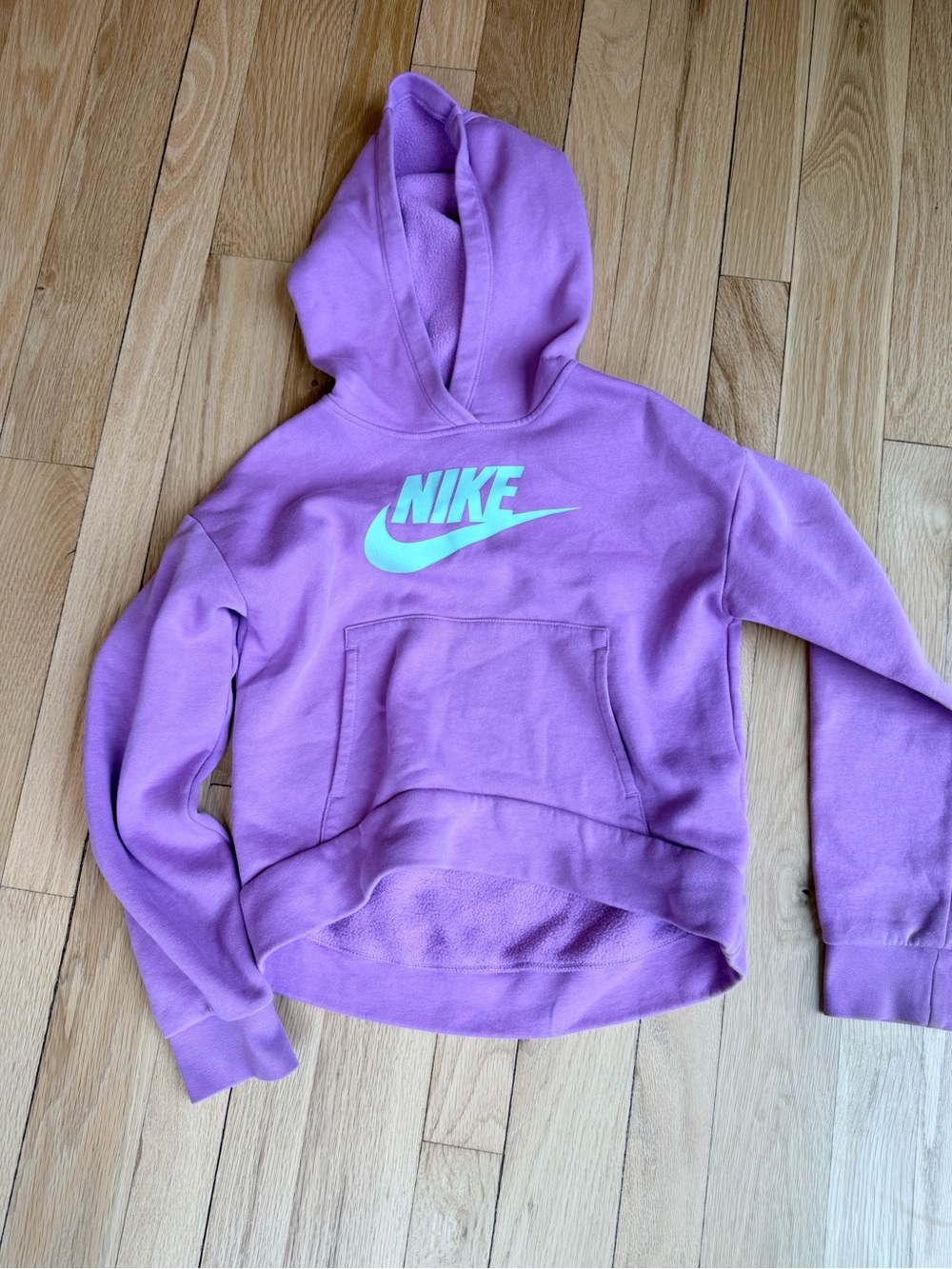 Nike Lavender Hoodie with Mint Logo